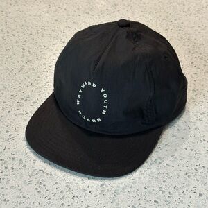 Roark Wayward Youth 5 Panel Snapback Hat in Black